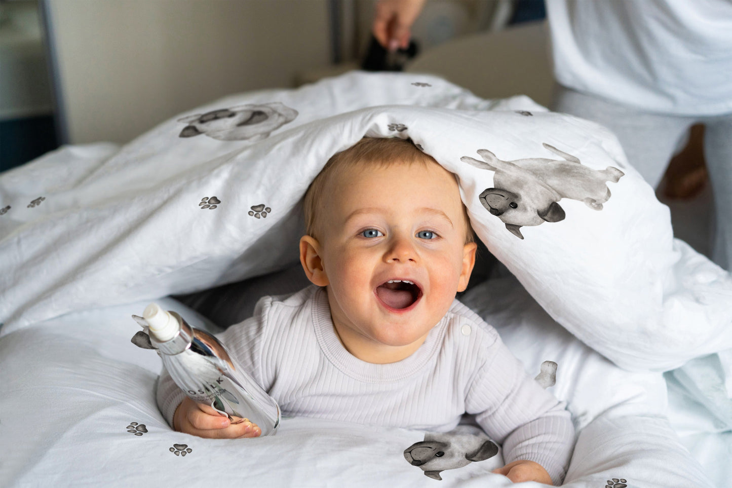 "Sweet Pug" úrvals barnarúmföt