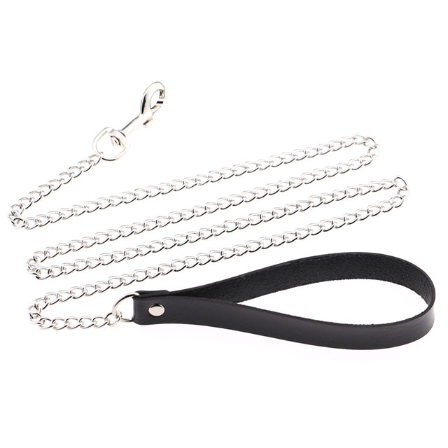 Faux Leather Collar and Leash