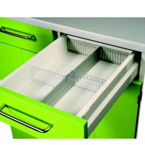 Novocal Querteiler für Schublade erste Sollbruchstelle ab 100 mm dann alle 10 mm Gesamtlänge: 170 | Packung (1 Stück)