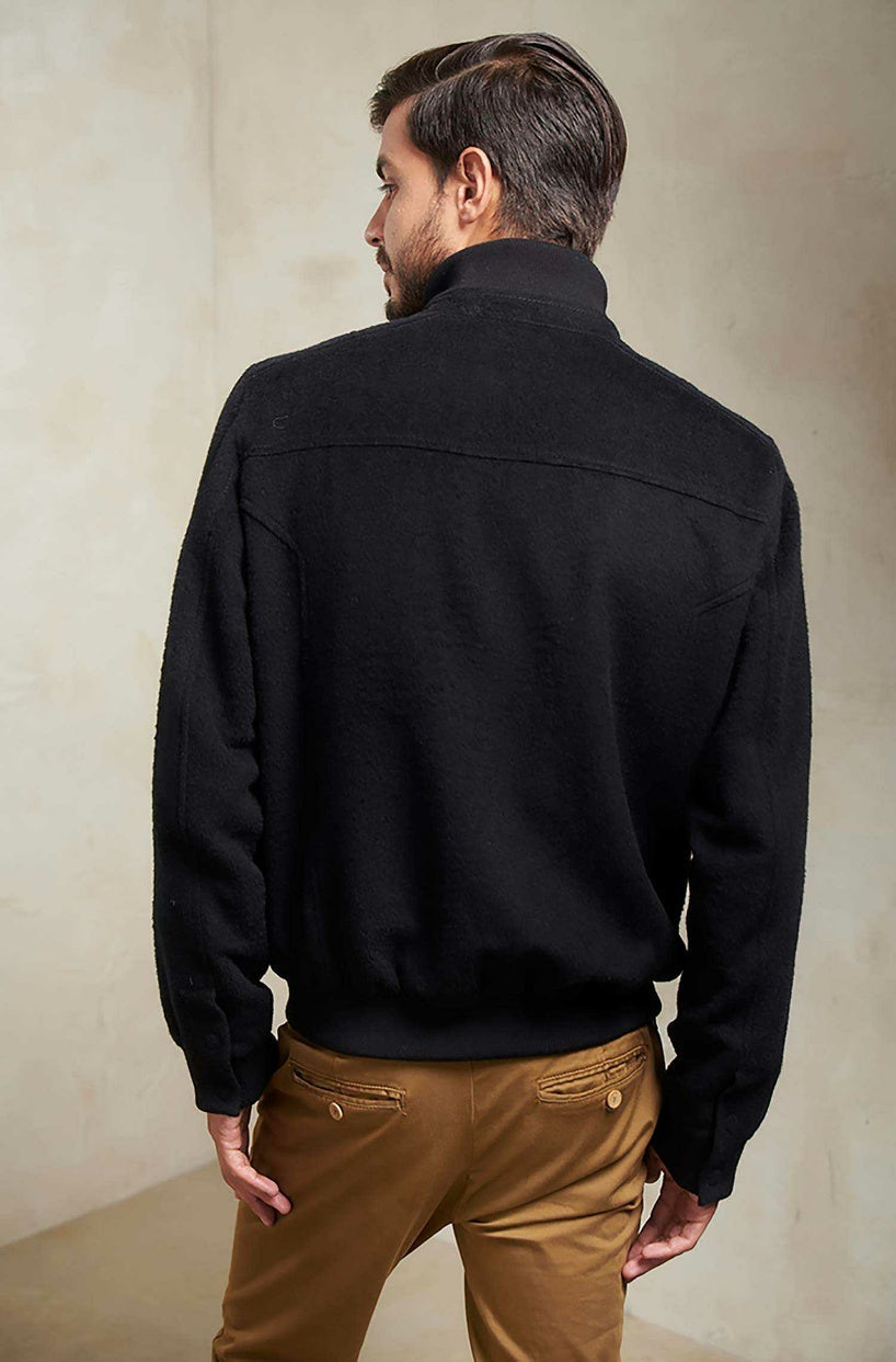 KUNA | NADRIAN bomber jacket made of alpaca wool – essentials for men