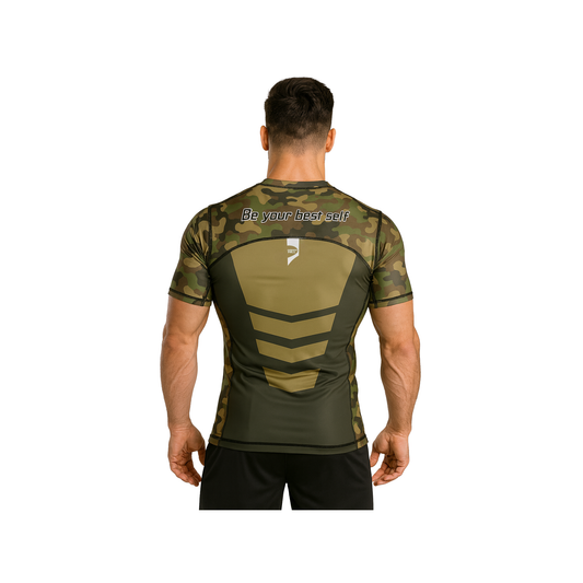 Green Hill Rash Guard Camo