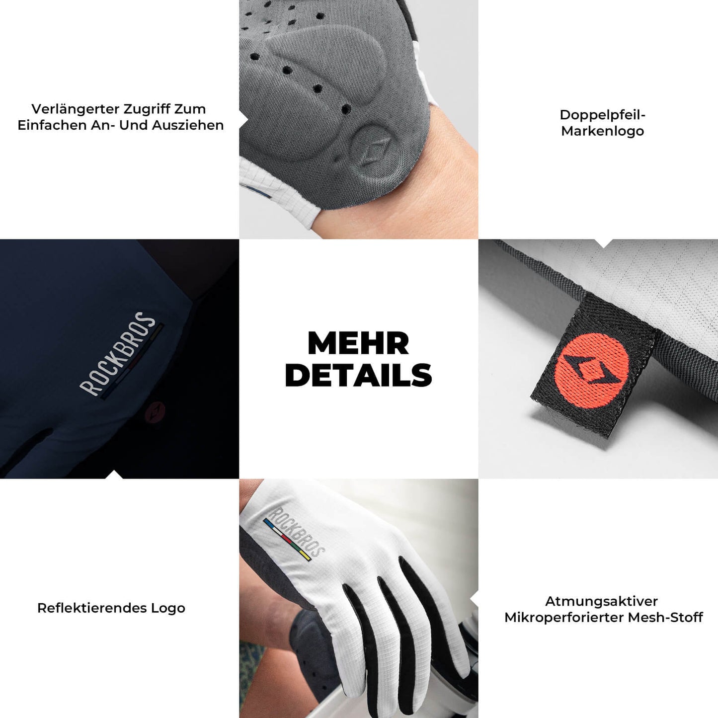 ROAD TO SKY Elastic Interface® hjólreiðahanskar