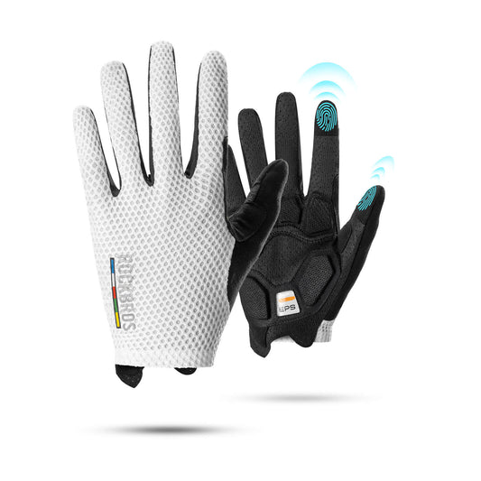 ROAD TO SKY Touchscreen Cycling Gloves SBR Padding Breathable