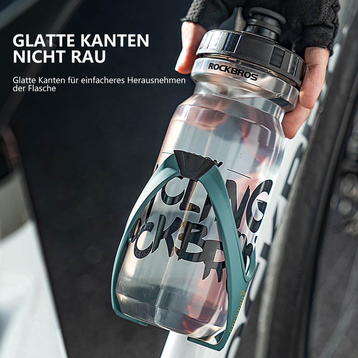 ROAD TO SKY 2-in-1 Bicycle Bottle Holder with Tire Lever Lightweight