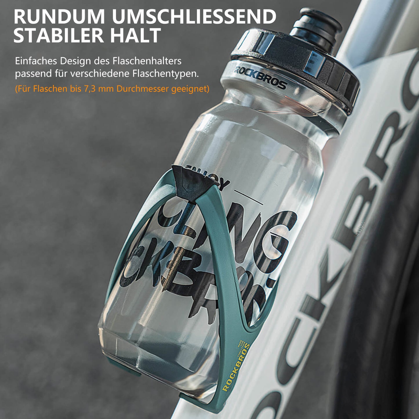 ROAD TO SKY 2-in-1 Bicycle Bottle Holder with Tire Lever Lightweight