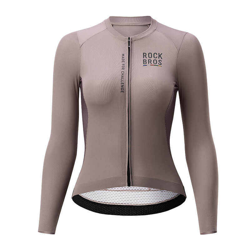 ROAD TO SKY Damen Langarm-Radtrikot Fahrrad Jersey für MTB & Rennrad