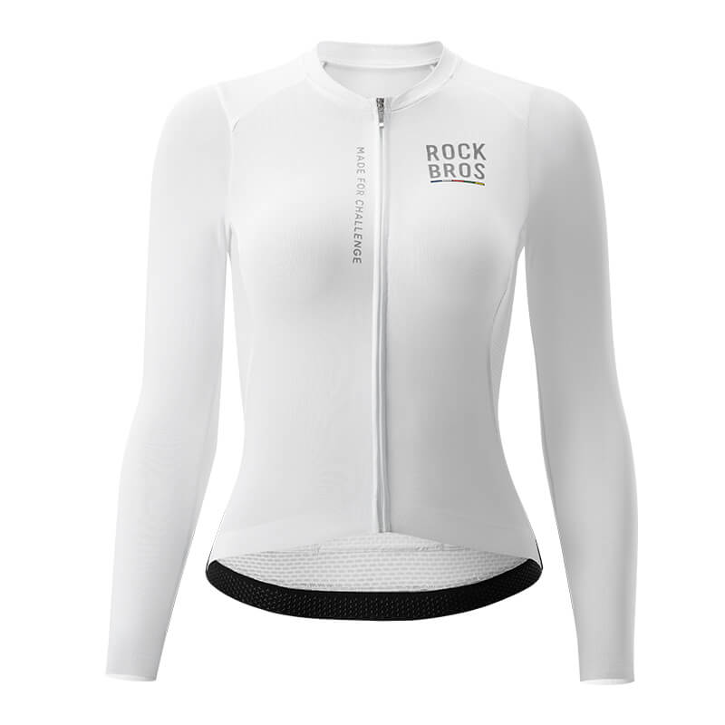 ROAD TO SKY Damen Langarm-Radtrikot Fahrrad Jersey für MTB & Rennrad