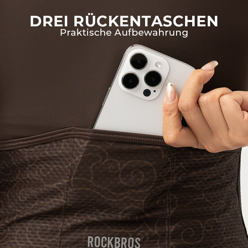 ROAD TO SKY Damen Langarm-Radtrikot Fahrrad Jersey für MTB & Rennrad