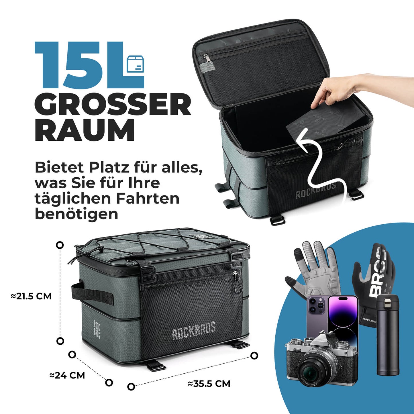 ROAD TO SKY Pannier Bag Compressible