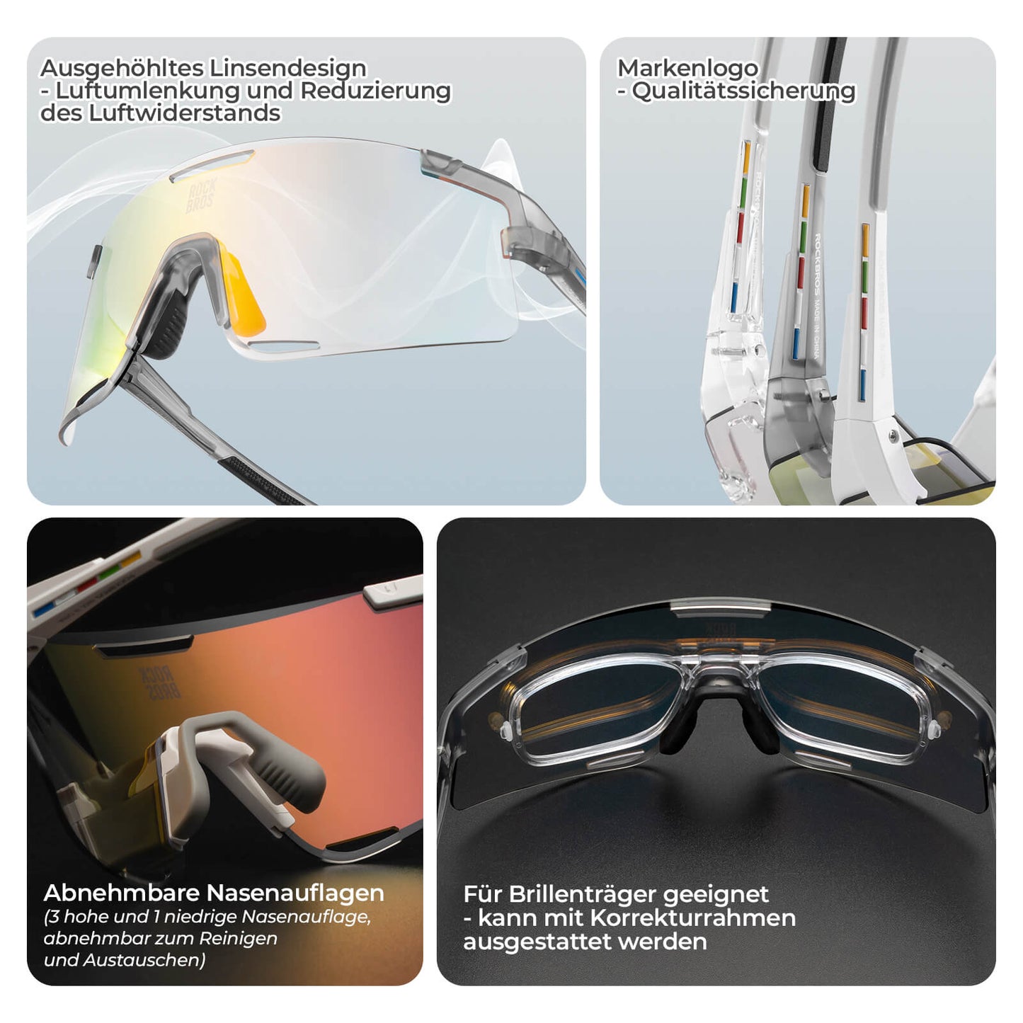 Fahrradbrille Drei-Gläser Konfigurationssystem - BOUNDLESS Serie