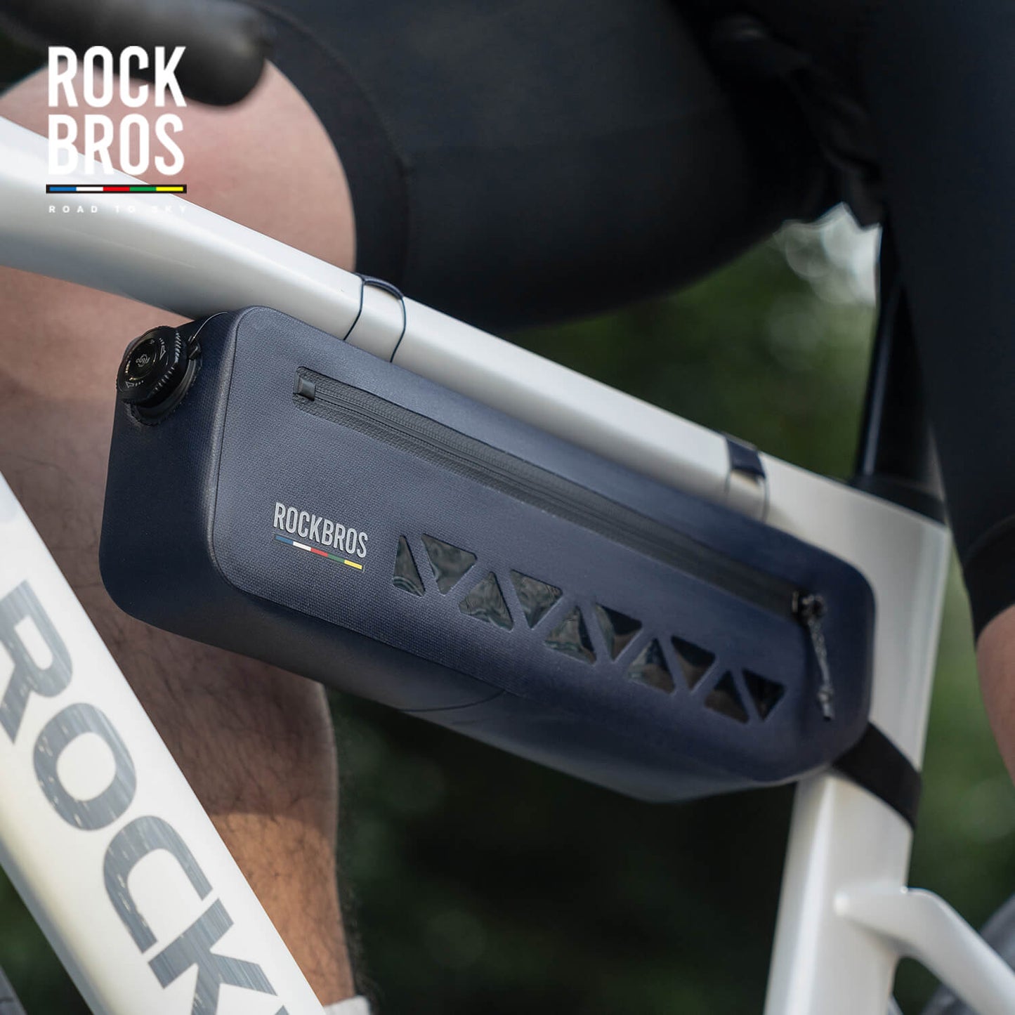 ROAD TO SKY 100 % Wasserdicht Rahmentasche 1,7 L