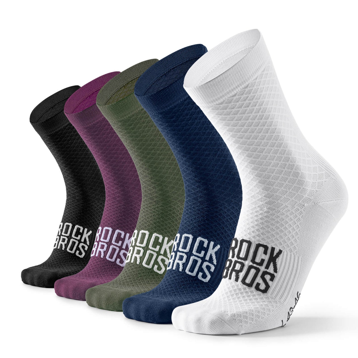 ROAD TO SKY Sports Socks Cotton Breathable Running Socks for MTB &amp; Road Cycling
