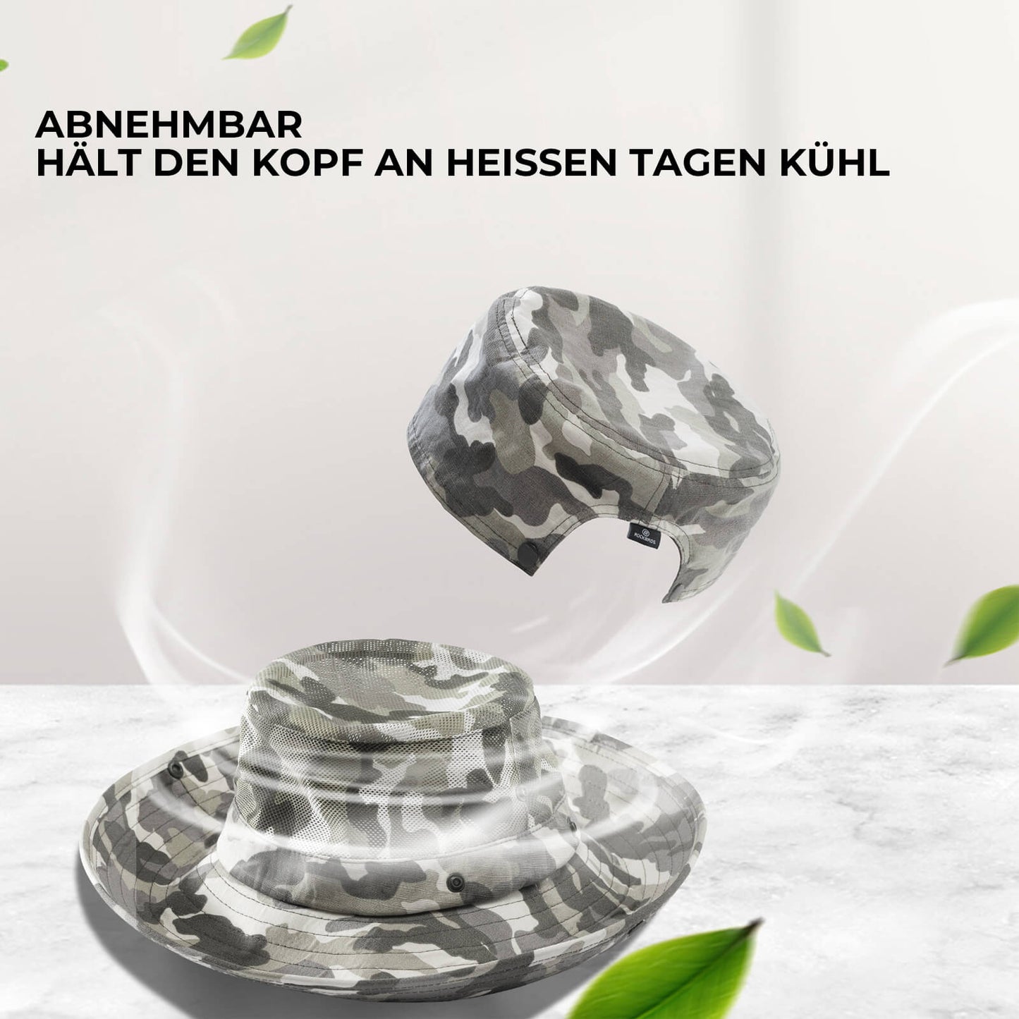 Sólhattur, útivistargönguhattur, veiðihattur, UV vörn 