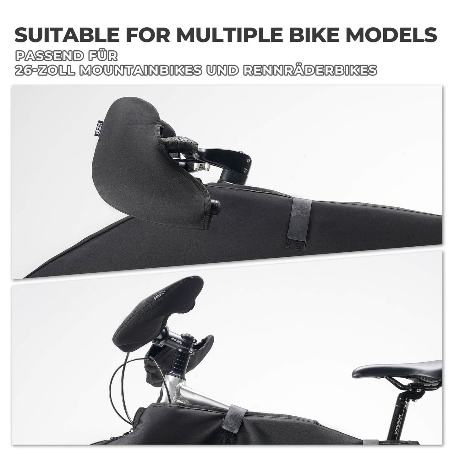 ROCKBROS Handlebar Protector Universal &amp; Shock Absorbing