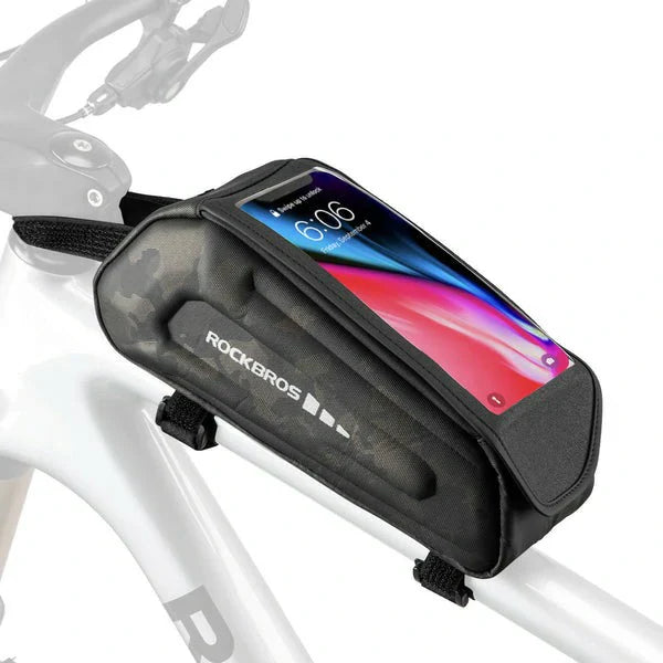 ROCKBROS Waterproof Bicycle Bag, Touchscreen Compatible with 6.8-inch Smartphones