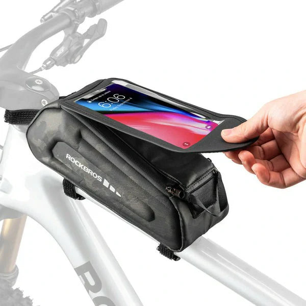 ROCKBROS Waterproof Bicycle Bag, Touchscreen Compatible with 6.8-inch Smartphones