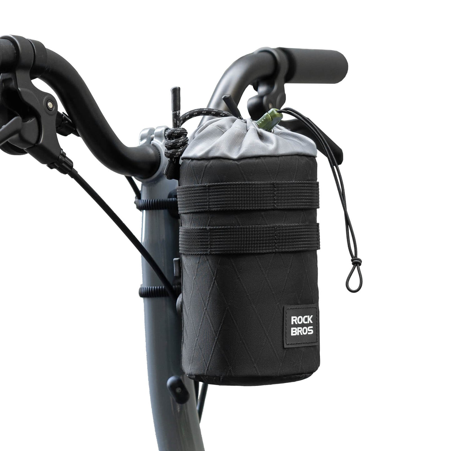 Bicycle handlebar bag 1.2L for water bottles Ø10 cm