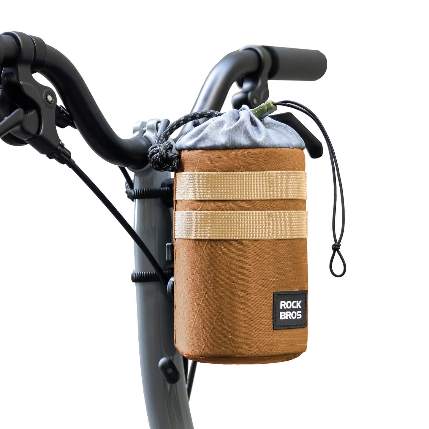 Bicycle handlebar bag 1.2L for water bottles Ø10 cm