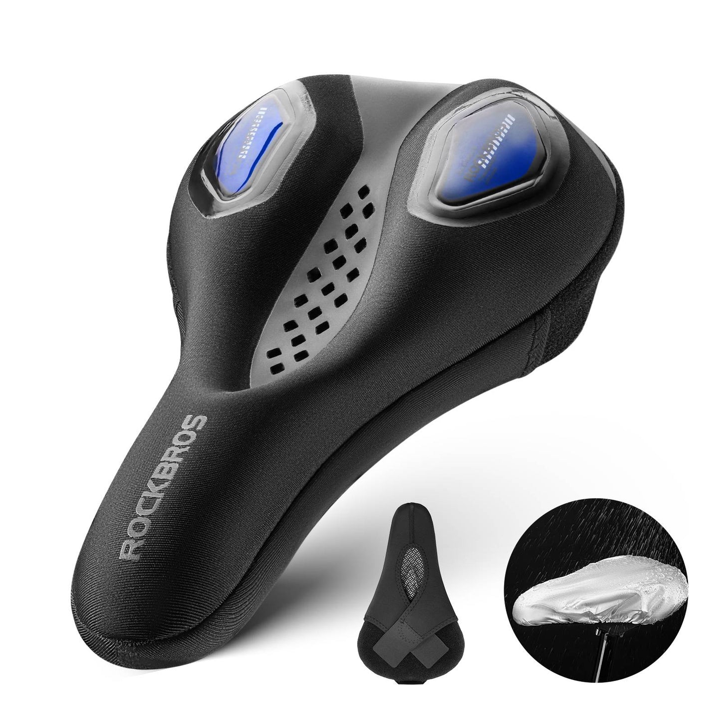 ROCKBROS Bicycle Saddle Cover Gel Cover for Bicycle Seat with Waterproof