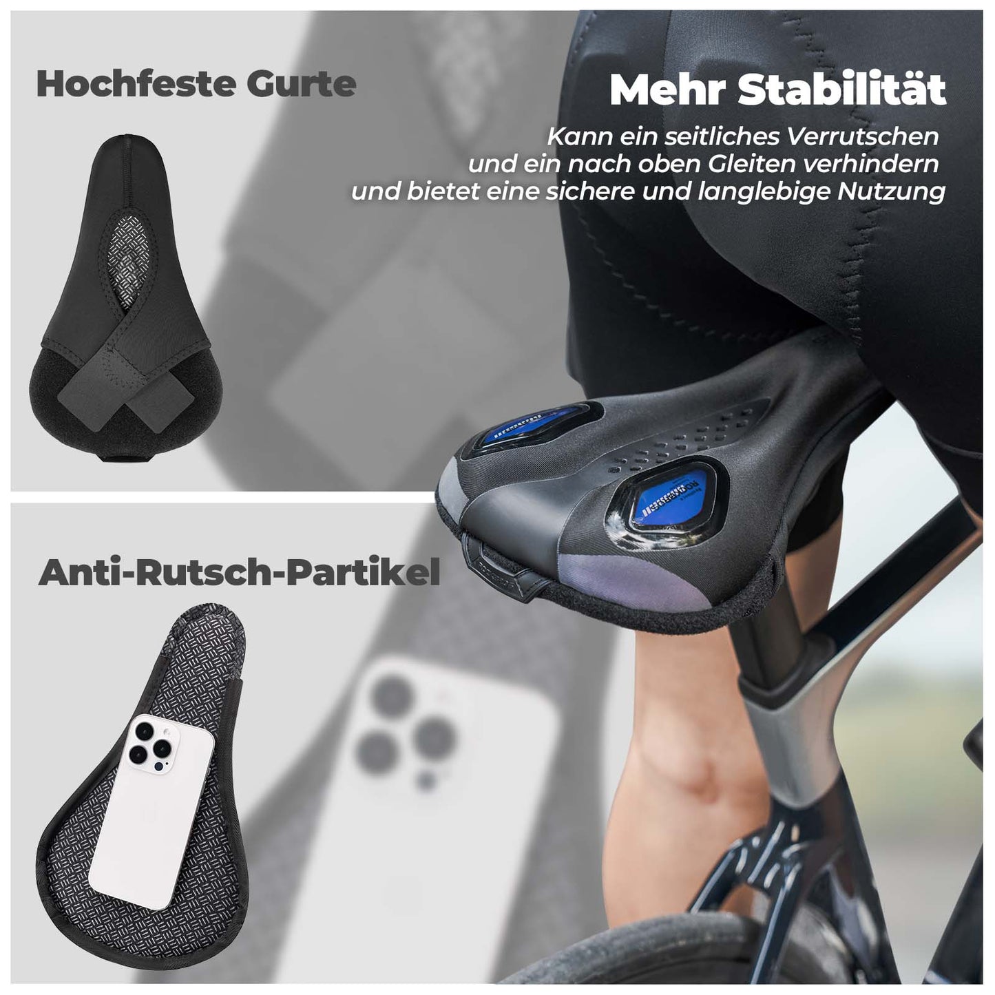 ROCKBROS Bicycle Saddle Cover Gel Cover for Bicycle Seat with Waterproof