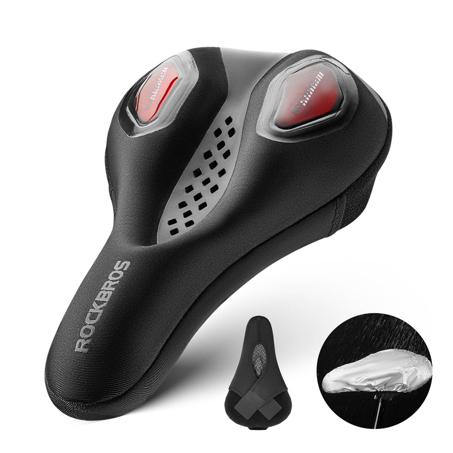 ROCKBROS Bicycle Saddle Cover Gel Cover for Bicycle Seat with Waterproof