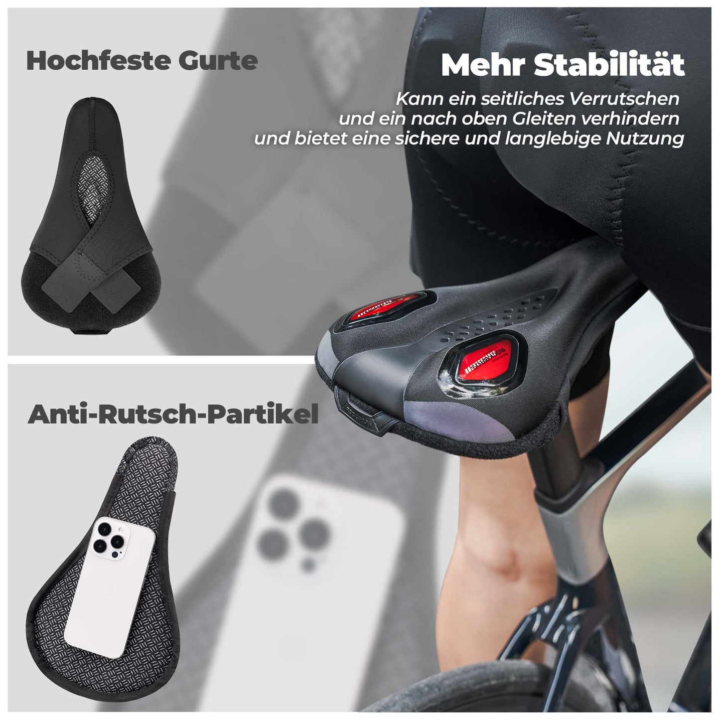 ROCKBROS Bicycle Saddle Cover Gel Cover for Bicycle Seat with Waterproof