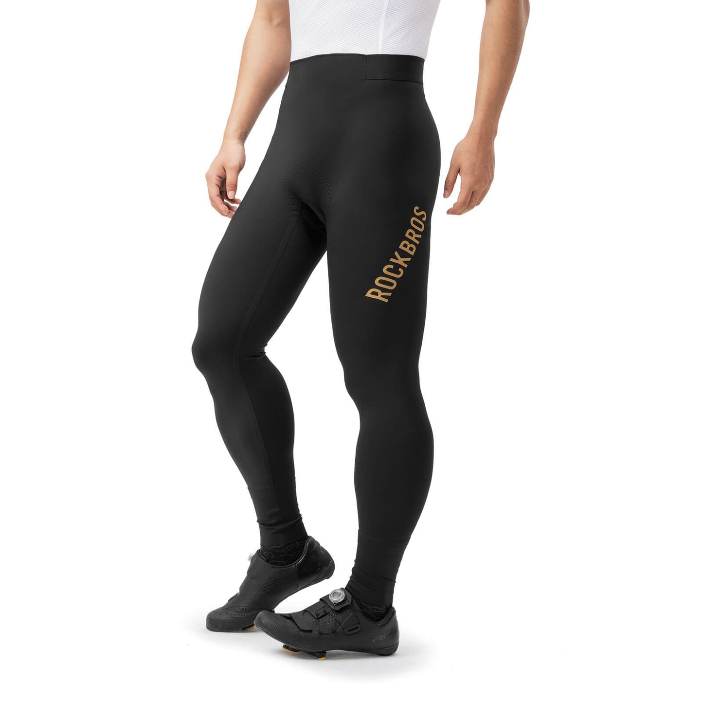 ROCKBROS Fahrradhose Lange Radlerhose Gepolstert Atmungsaktiv Herren