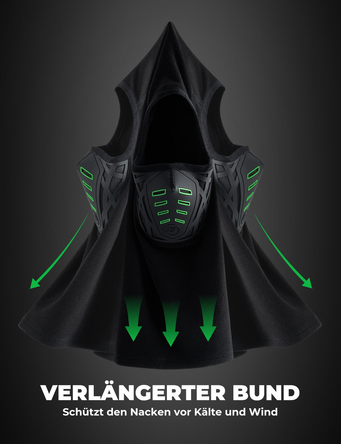 ROCKBROS fjölnota Ballast hetta vind- og rykheld öndunarvæn með hálsvörn