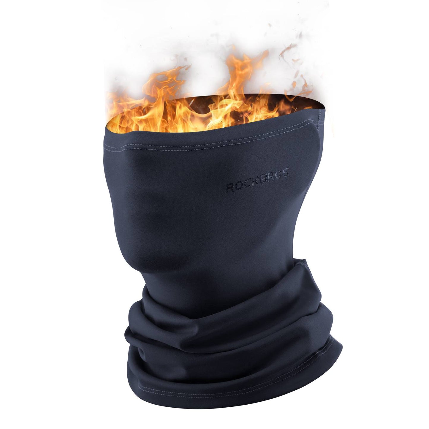 ROCKBROS Multifunctional Fleece Scarf, Balaclava, Soft Face Mask, Tube Scarf