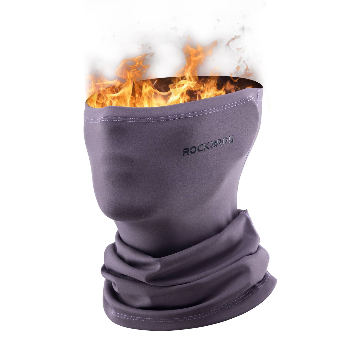 ROCKBROS Multifunctional Fleece Scarf, Balaclava, Soft Face Mask, Tube Scarf