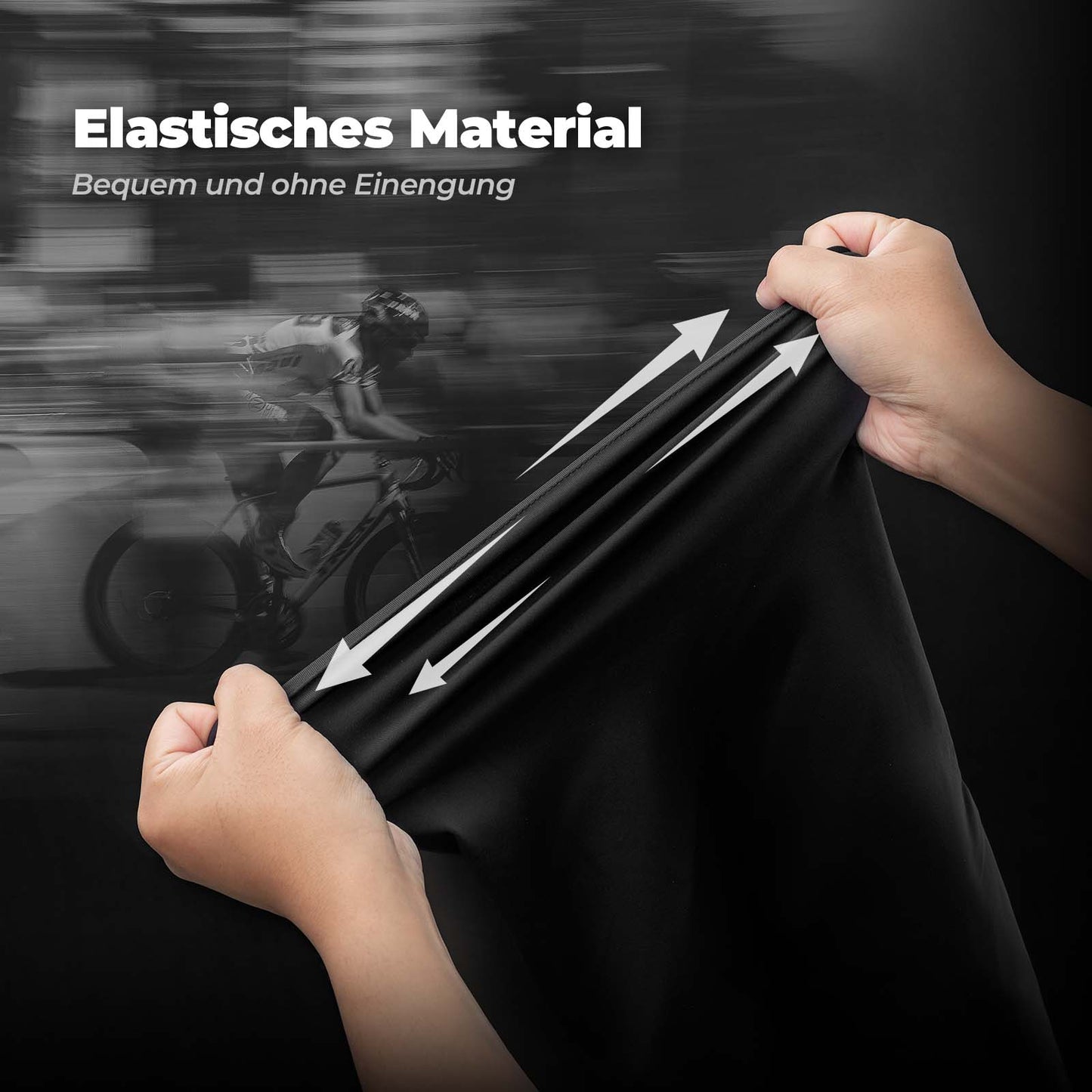 ROCKBROS Multifunctional Fleece Scarf, Balaclava, Soft Face Mask, Tube Scarf