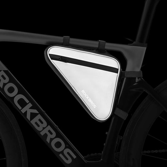ROCKBROS Bicycle Bag Reflective Frame Bag Triangle Bag 0.9L