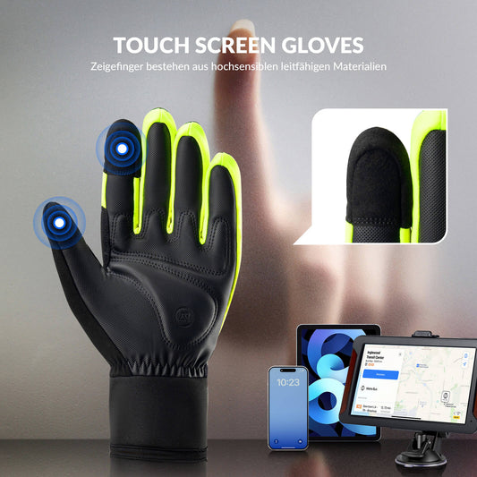 ROCKBROS Outdoor Thermal Gloves for Cycling &amp; Skiing with Touchscreen Function