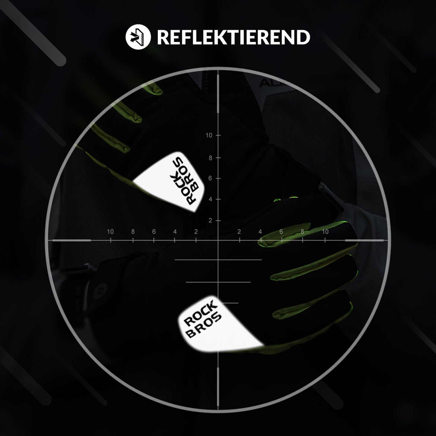 ROCKBROS útihitahanskar fyrir hjólreiðar og skíði með snertiskjá