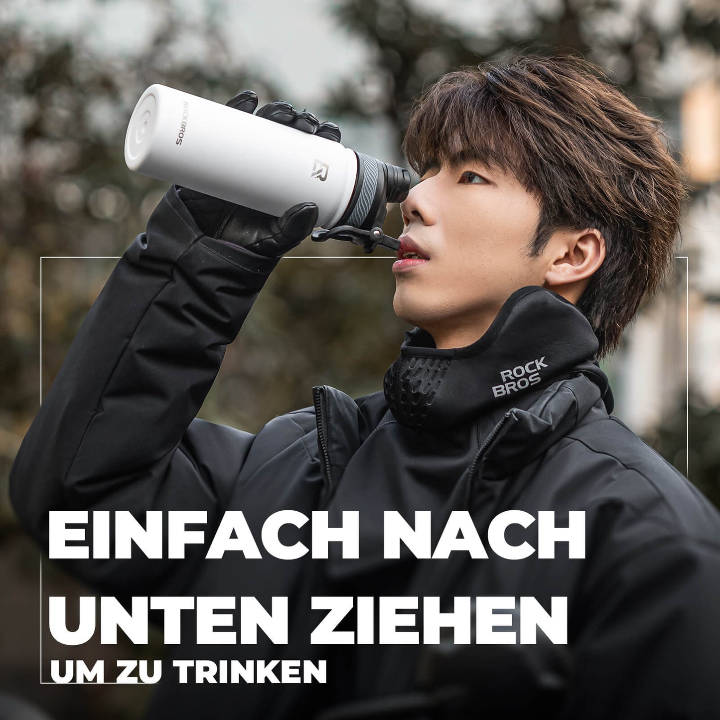 ROCKBROS Balaclava Fleece Soft Face Mask for Cycling, Motorcycle &amp; Skiing