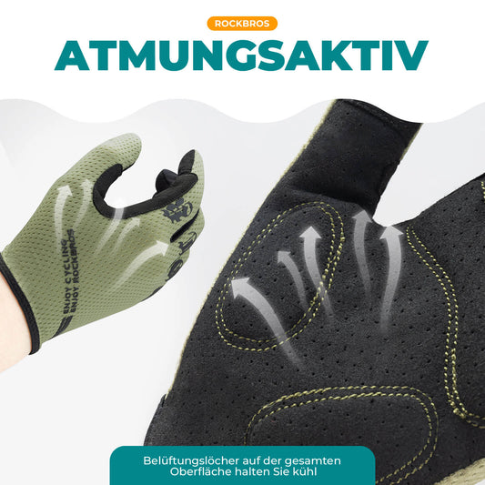 ROCKBROS Cycling Gloves Full Finger Touchscreen Gloves