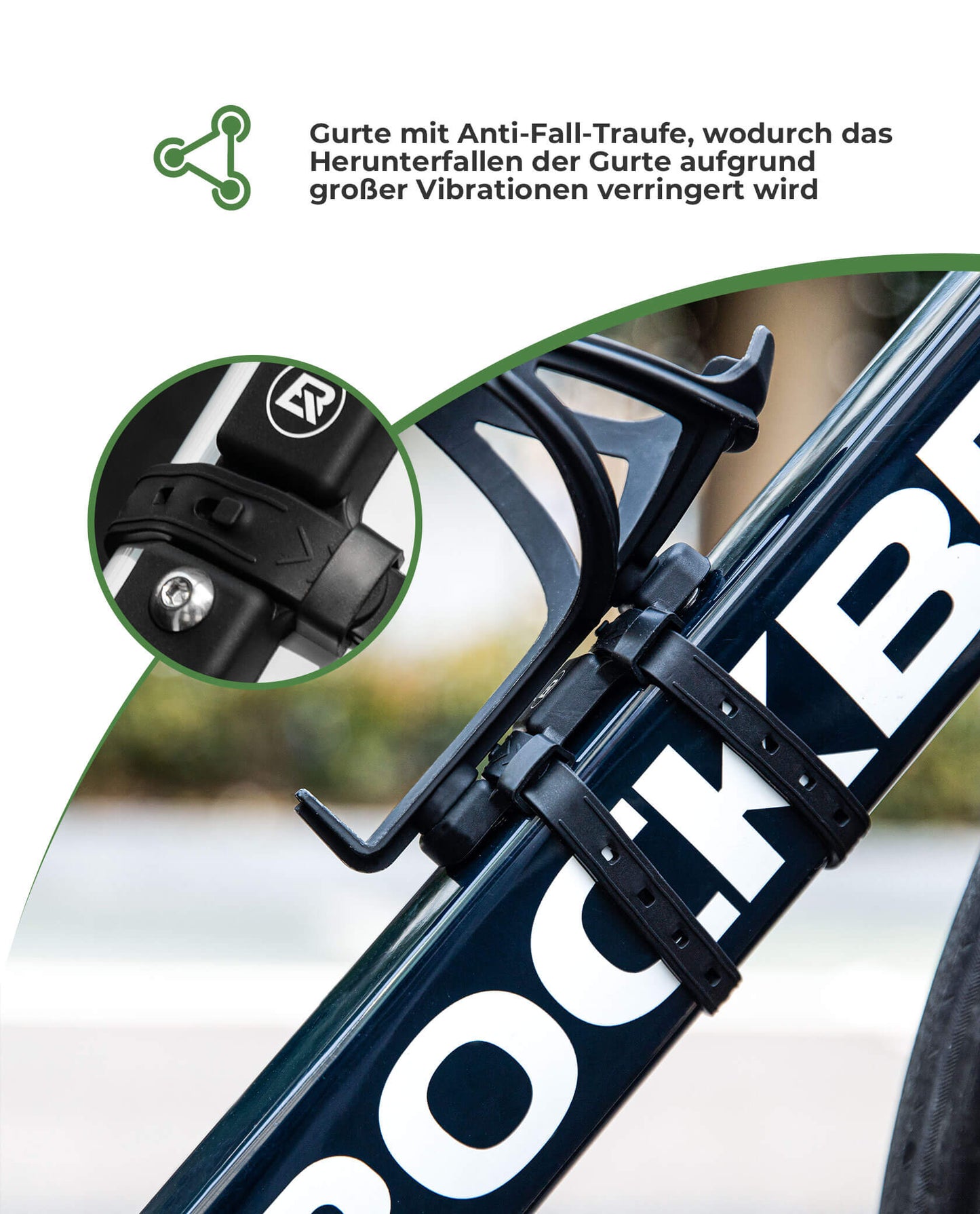 ROCKBROS Universal Bottle Holder for Bicycles No Drilling Required Base for Conversion