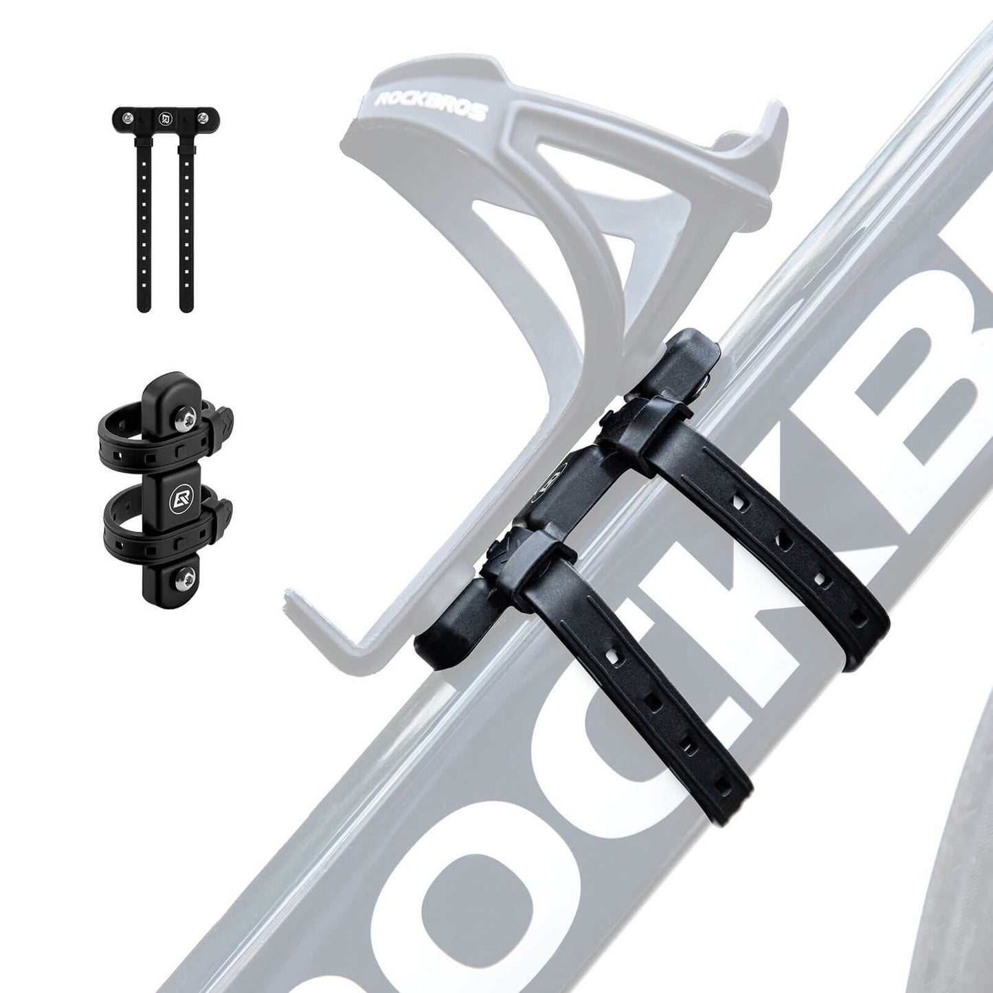 ROCKBROS Universal Bottle Holder for Bicycles No Drilling Required Base for Conversion