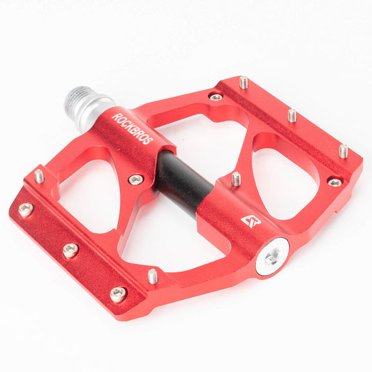 ROCKBROS Aluminum Pedals Lightweight Dustproof with Anti-Slip Pins