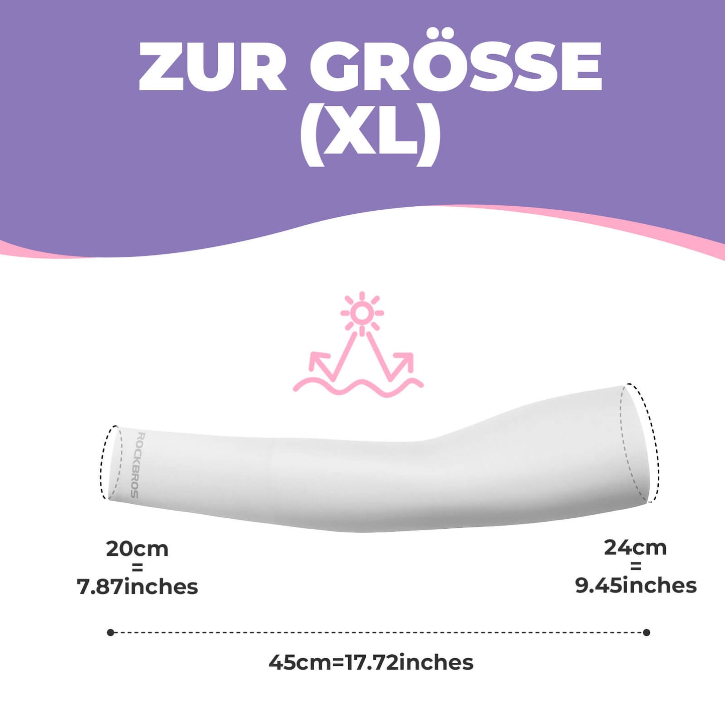 Sólarermar, svalandi tilfinning, fljótt þornandi