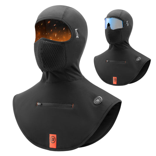 ROCKBROS Heated Balaclava Winter Warm Face Mask Windproof