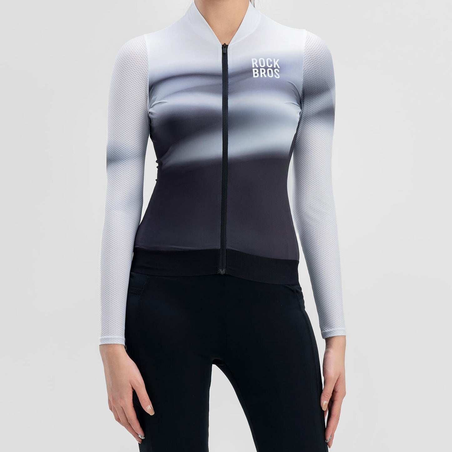 Women's Long Sleeve Cycling Jersey, Quick Drying, Breathable
