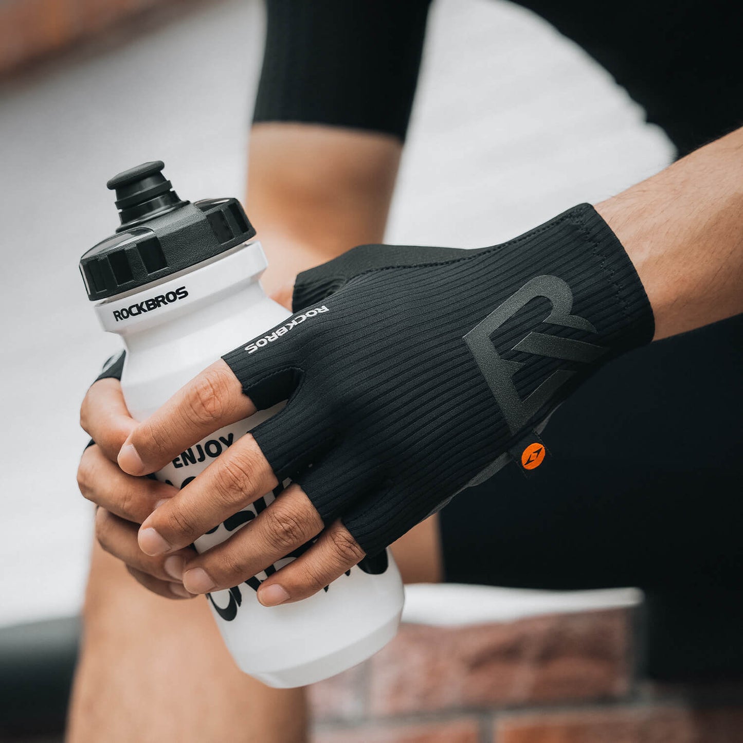 Elastic Interface® hjólreiðahanskar með hálfum fingri