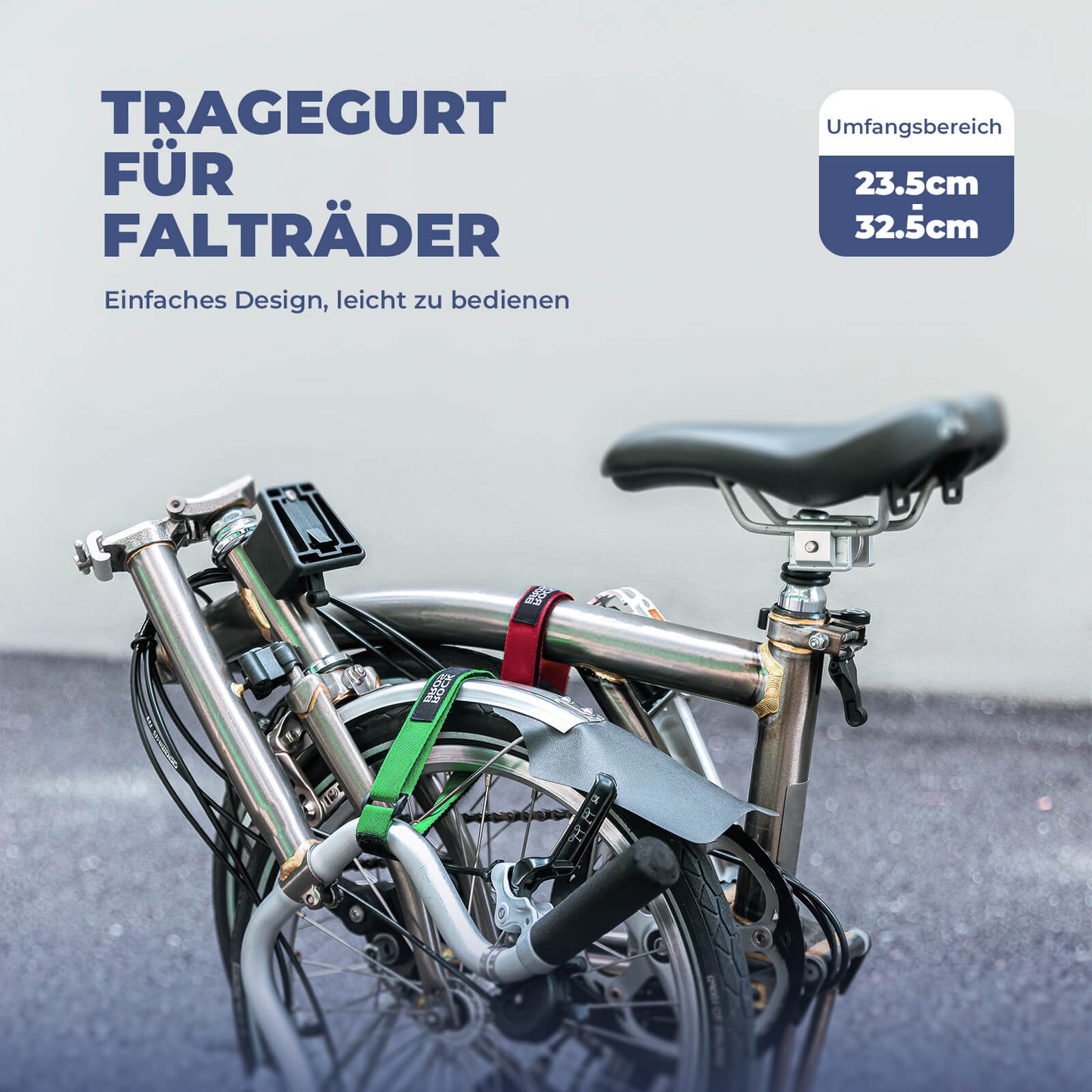 Reiðhjólaólar/buxnaól fyrir Brompton reiðhjól