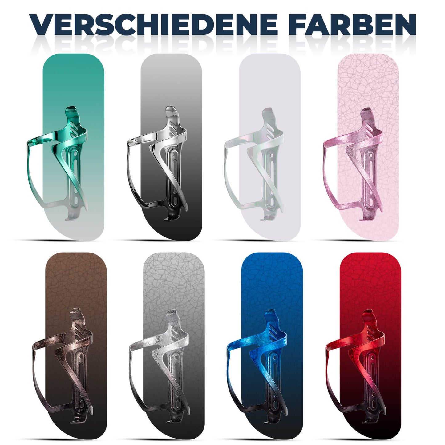 ROCKBROS Fahrrad Flaschenhalter Getränkehalter Robust aus Alu Leicht 8 Farbe