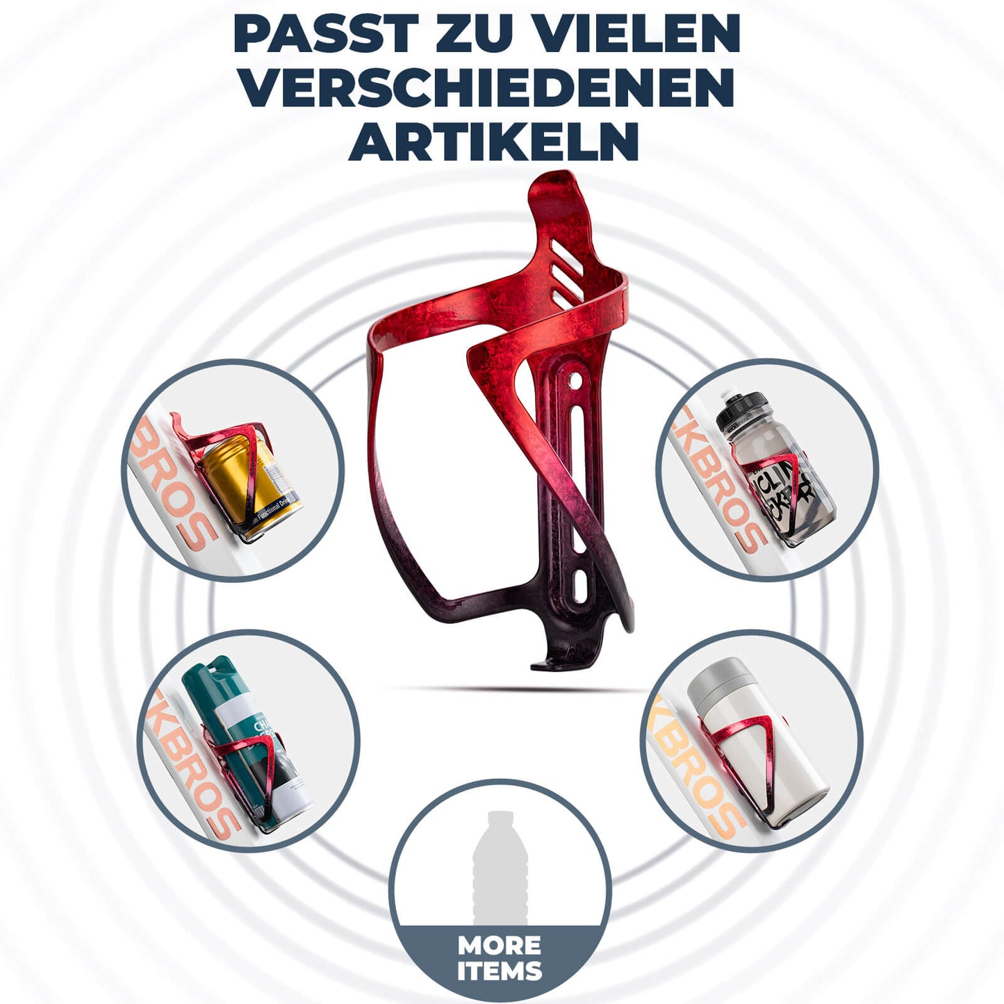 ROCKBROS Fahrrad Flaschenhalter Getränkehalter Robust aus Alu Leicht 8 Farbe