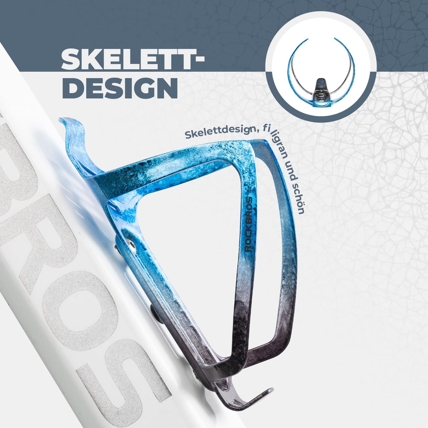 ROCKBROS Fahrrad Flaschenhalter Getränkehalter Robust aus Alu Leicht 8 Farbe