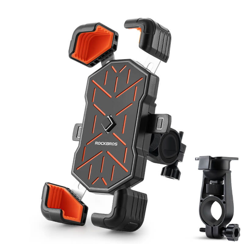 Bicycle phone mount, 360° rotatable, for 4.5-7.2 inch phones