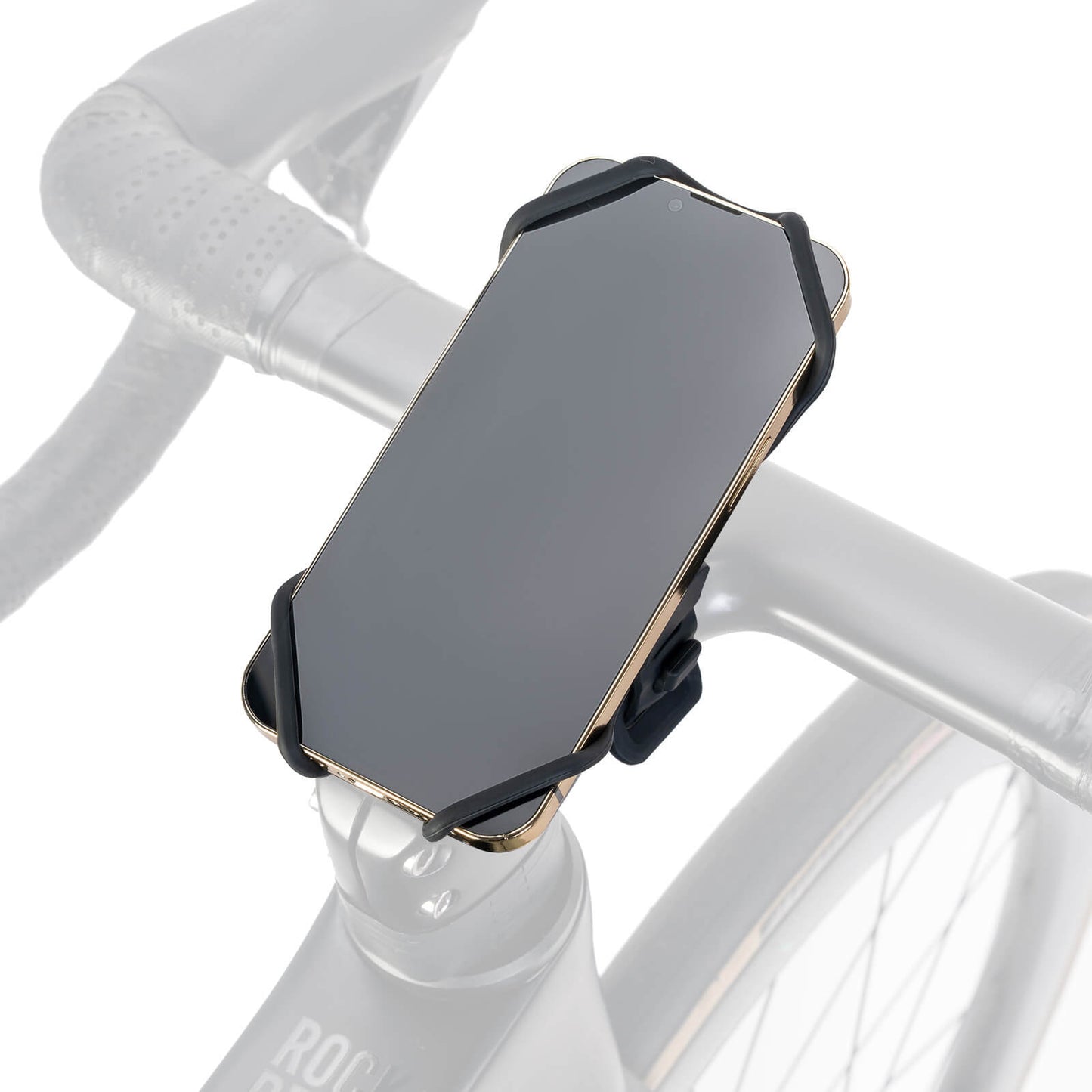 Bicycle Phone Mount, Shock-Absorbing, Scratch-Resistant for 4"-7" Phones