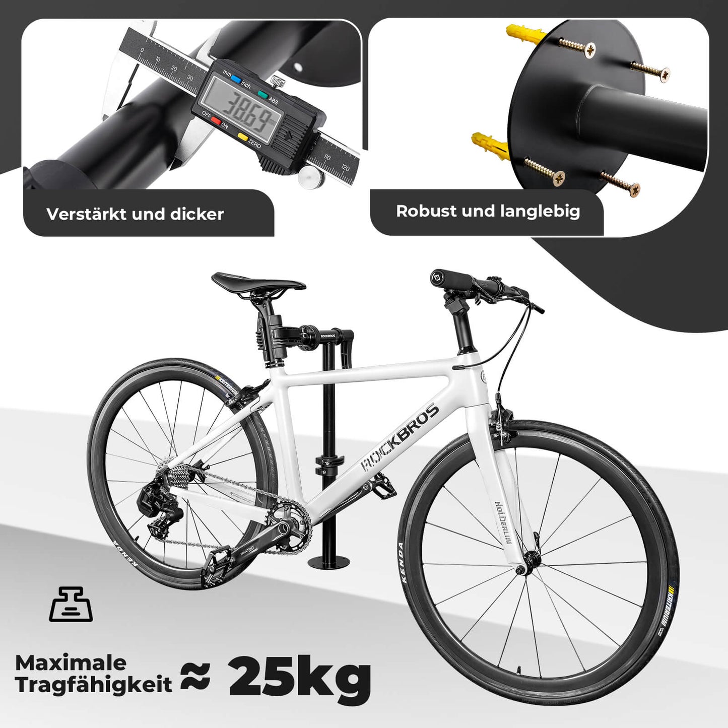 Montageständer Wandhalterung Fahrradhalter 25KG